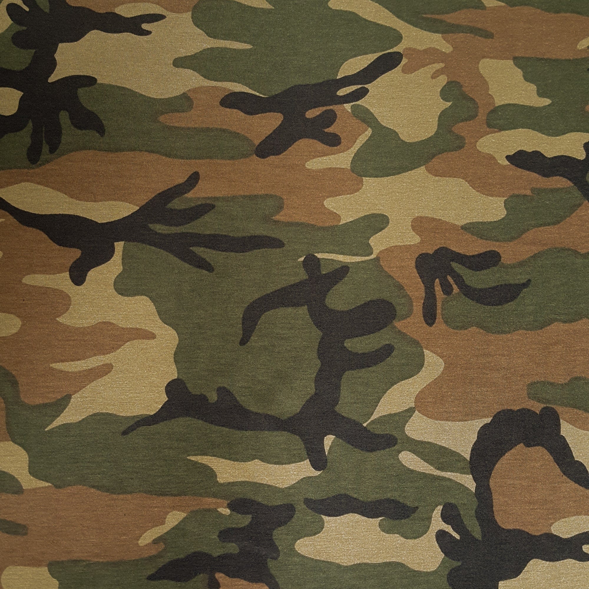 Camo clearance jersey fabric