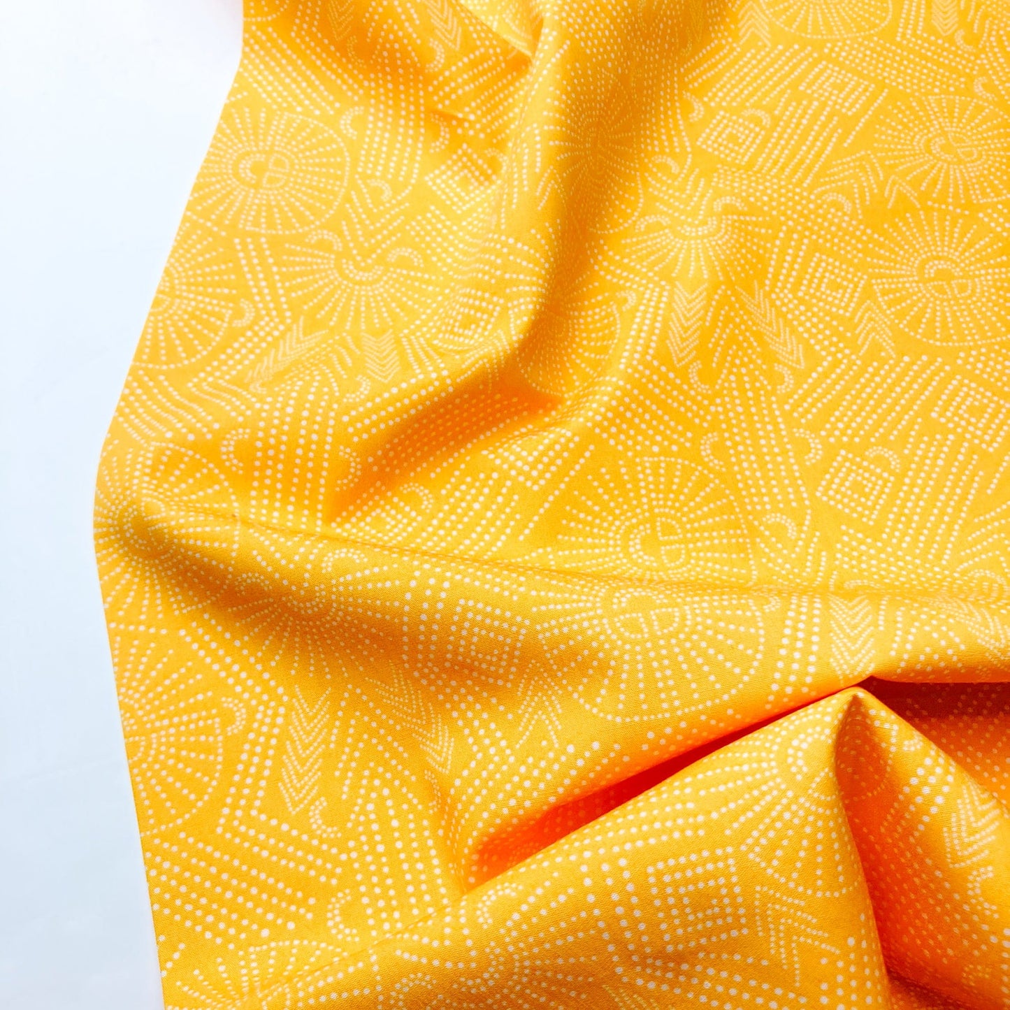 Art Gallery Fabrics 'Flight Path' Fine Cotton - 'Your Path' in Sunflower