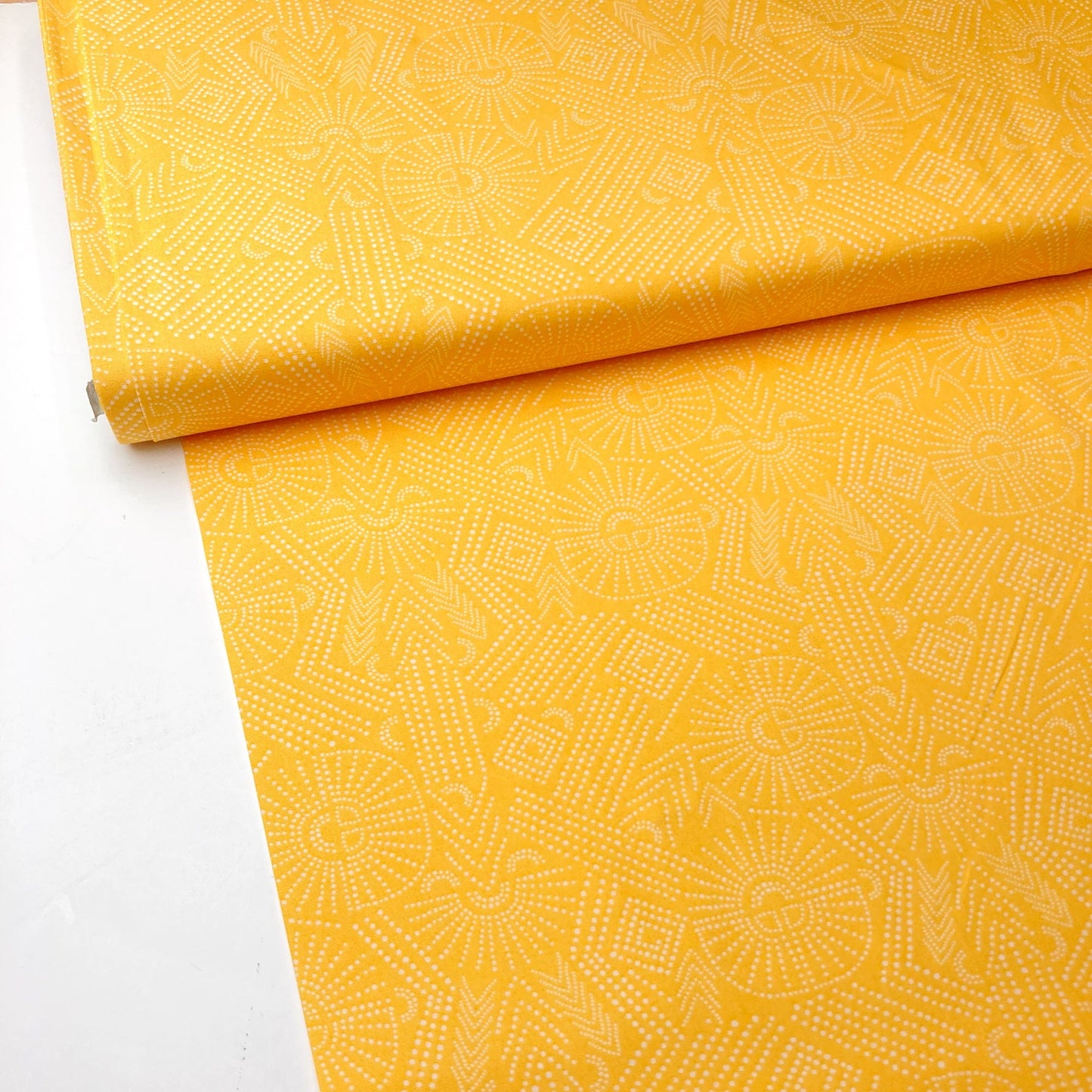 Art Gallery Fabrics 'Flight Path' Fine Cotton - 'Your Path' in Sunflower