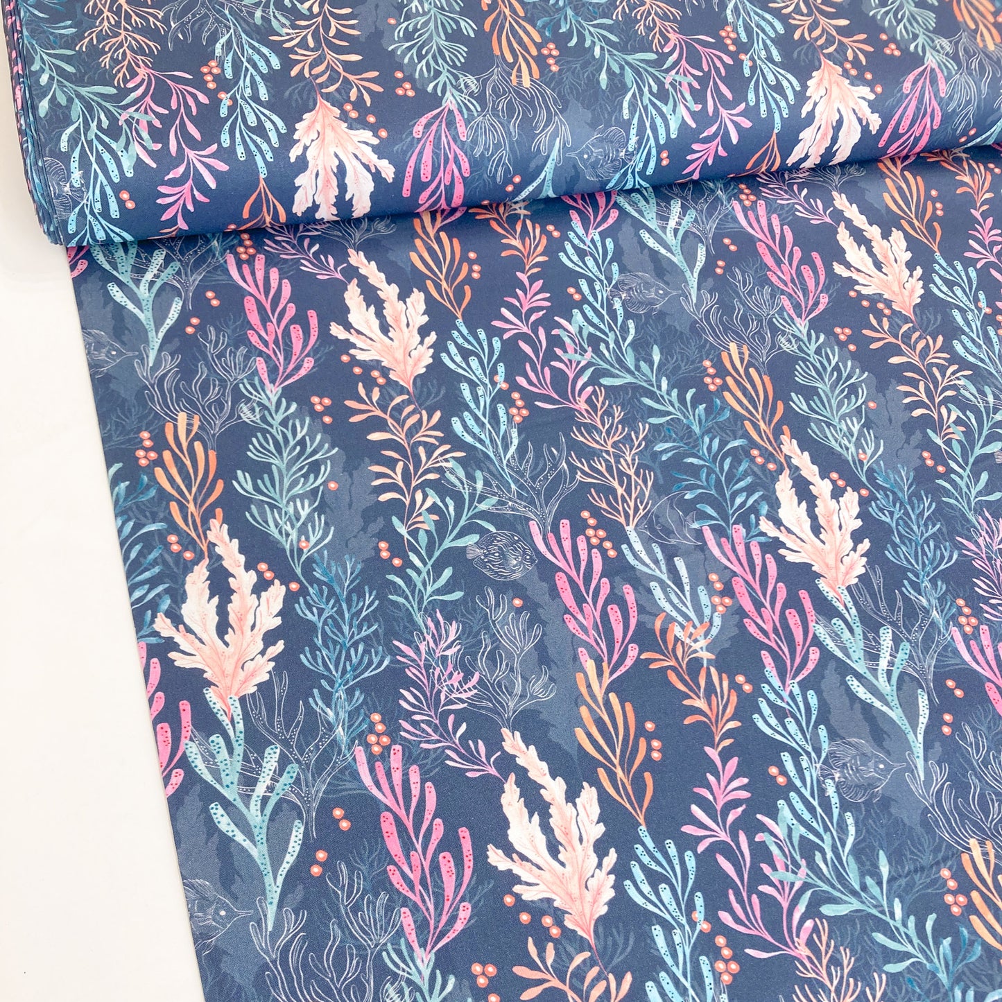 Dashwood Studio Quilting Cotton 'Coral Coast' Coral Reef