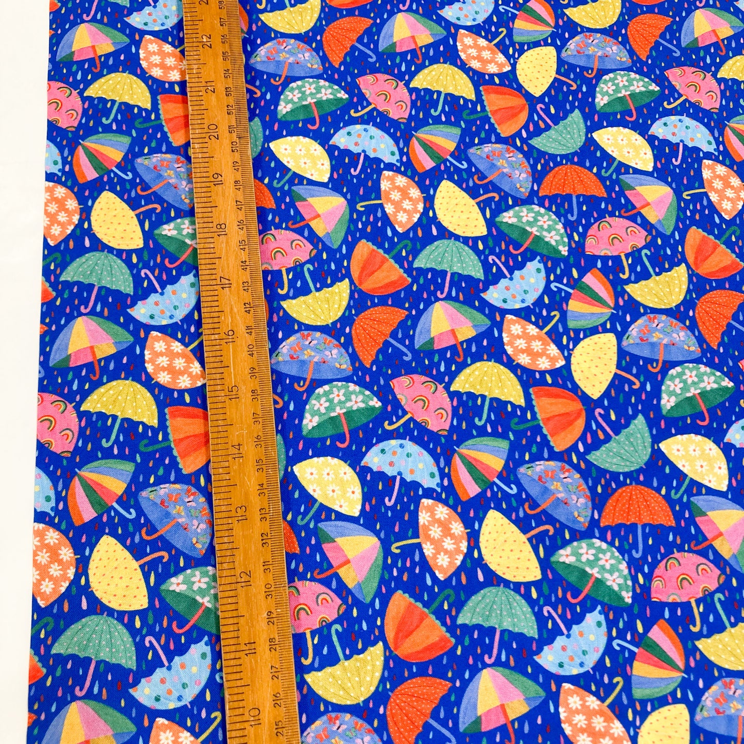 Dashwood Studio Quilting Cotton 'Splash' Umbrellas