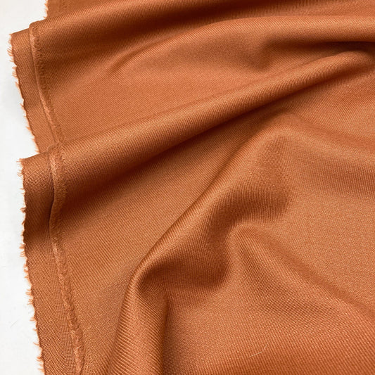 Designer Deadstock: Poly and Wool Mix Twill 'Ginger Parkin'