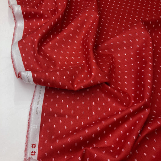 Moda 'On Dasher' Quilting Cotton in Red