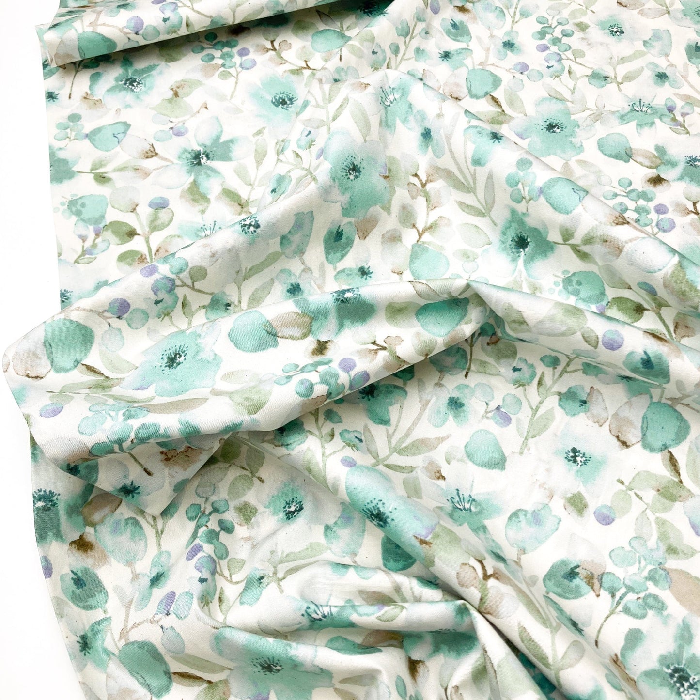 Sevenberry Cotton Broadcloth 'Eden' Mint