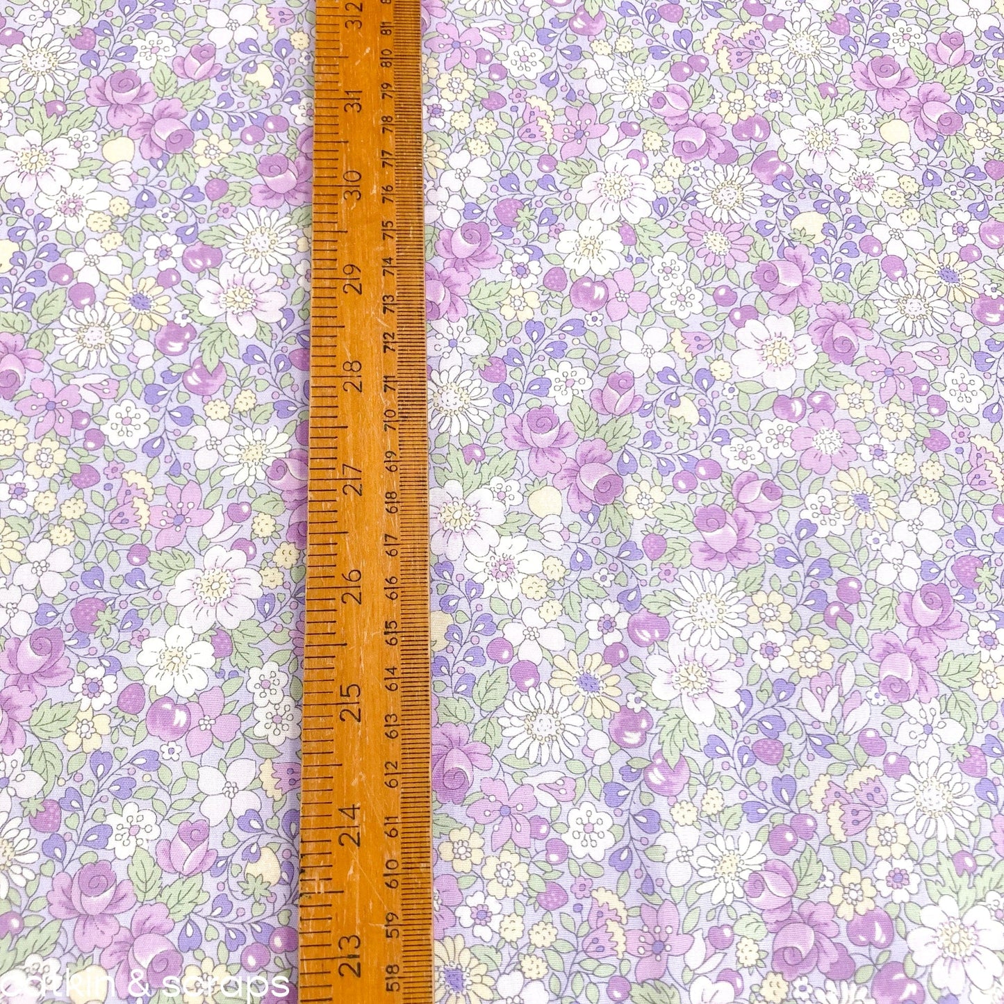 Sevenberry Cotton Broadcloth 'Bloom Garden' Lavender