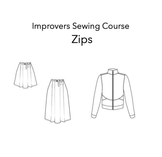 Improvers: Six Week Sewing Course 'Zips' Saturdays 4pm-6pm Starting 11th January