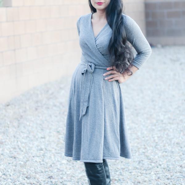 Wanda store wrap dress