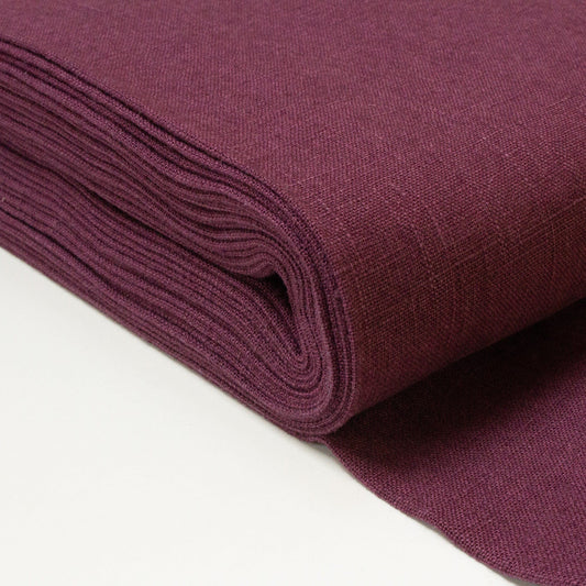 77cm Piece Washed Linen in Plum